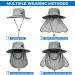 SUKEN Fischerhut - UV Sun Protection Hats for Men & Women | Tactical Outdoor Fishing Gear - Buy Online on GoSupps.com