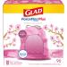 GLAD Protection Series ForceFlex Plus Drawstring Cherry Blossom Odor Shield, Pink, 13 Gallon, 90 Count
