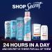 Buy Secret Clinical Strength Antiperspirant for Women - 72 HR Odor Protection Clean Lavender 3-Pack | International Shipping - Buy Online on GoSupps.com