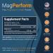 MagPerform Magnesium Citrate Powder - Natural Calm & Anti-Stress Drink Mix Supports Relaxation Restful Sleep & Calm Mornings - Non-GMO Vegan & Gluten-Free - Sugar Free Raspberry Lemon 114 Servings - Buy Online on GoSupps.com