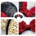 Shiny Sequin Mouse Ears Headband for Women, Girls & Kids - Black Red Glitter Hair Accessories for Princess Parties, Cosplay & Holidays - Cute 1 Pc - Buy Online on GoSupps.com