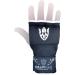 Power King Professional Gel Inner Gloves - Boxing Bandages with Wrist Belt for Muay Thai & MMA Training | Fingerless Grappling Gloves - XS Black - Buy Online on GoSupps.com