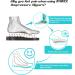 Byriver Acupressure Shoes - Reflex Zone Massage Slippers for Men | Pain Relief for Plantar Fasciitis Heel Arch Arthritis & Neuropathy | Available in Red Sizes 25 & 35-37.5 - Buy Online on GoSupps.com
