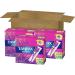 Tampax Radiant Tampons Duo Pack with LeakGuard Braid  Regular/Super Absorbency  Unscented  84 Count NEW - Buy Online on GoSupps.com