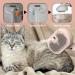 Premium Cat Brush with Water Tank & Self-Cleaning Button | Anti-Static & Knotting Dog Brush for Long & Short Hair Pink - Buy Online on GoSupps.com
