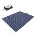 Wind Tour Family Outdoor Waterproof Durable Picnic Blankets with Carry Strap,Foldable 5070.9 inch Sandproof Beach Mat for Kids Playground Camping Park Hiking Grass Travelling (1, Navy Blue) 1 Navy Blue