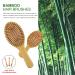 MRD Natural Bamboo Hair Brush Set - Wide-Tooth Paddle Comb for Women Men Kids - Ideal for Thick Thin Curly Dry Hair - No Bristle Detangling Kit - Buy Online on GoSupps.com