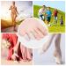 Hoogoo Pinky Toe Protectors 10-Pack - Toe Caps Covers for Corns, Blisters, Hammer Toes - Toe Pain Relief - with Hole for Comfort - Buy Online on GoSupps.com