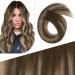 FSHINE TAPE Extensions Balayage Brown injection hair 40cm dark brown with caramel blonde dark brown natural brown natural extensions virgin real hair natural for women 10 pieces 20gram #4/27/4 5. Injected tape #4/27/4 40 cm