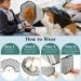 VavoPaw Dog Cat Cones Recovery Collar Soft Mesh Elizabethan Collar Breathable Dog Surgery Recovery Collar E-Collars for Dogs After Surgery Dog and Cat Protective Cone for Recovery M Gray Gray Medium - Buy Online on GoSupps.com