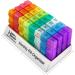 Monthly Pill Box Organizer - 3 Times A Day - 30 Day Case with 32 Compartments for Vitamins, Supplements, Medication - Travel Friendly - Buy Online on GoSupps.com