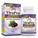 Terry Naturally ViraPro - 60 Tablets - Powerful Immune Support Supplement  with Elderberry (Sambucus Nigra)  Zinc  Vitamin C  D3 & A - Non-GMO  Gluten-Free - 60 Servings