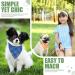 30 Pieces Cute Style Plaid Dog Bandanas - Adjustable & Washable Triangle Scarf for Small to Medium Dogs and Cats - Buy Online on GoSupps.com