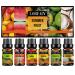 LorFain Fruity Fragrance Oil Gift Set for Soap, DIY Candle, Bath Bombs Making, Premium Grade Scented Oils - Summer Fruit (6x10ml/0.34fl.oz)