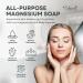 Dead Sea Magnesium Soap Bar | Deep Cleansing Moisturizing Body Soap for All Skin Types | Soothes Muscles & Joints | All-Natural Exfoliating Wash Made in USA - Buy Online on GoSupps.com