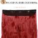 S-noilite 24 Dark Red Curly Wavy Clip-in Hair Extensions - Half Head 5 Clips Hairpiece - Buy Online on GoSupps.com