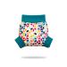 Petit Lulu Pull Up Pul overpants size M (6-10 kg) |Waterproof hatching overpants for panthedules |Fleet diapers |Made in the EU (Floral Cubes)