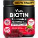 Biotin Gummies 10000mcg for Women and Men - Extra Strength Hair Skin and Nails Gummies with Collagen - Natural Biotin Gummy Supplement for Hair Skin Nails Support - 60 ct 60 Count (Pack of 1)