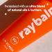 RAYBALM Original Everyday Moisturising Lip Balm | SPF 50+ | Vegan | Shea Butter + Natural Oils | Orange Peel Infused | Anti-UV Aging - 10ml - Buy Online on GoSupps.com