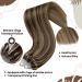 Buy Hetto Microring Extensions - Real Hair Balayage #P4/27 30cm 40g Dark Brown with Red Blonde - Remy Quality - Buy Online on GoSupps.com