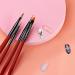 Glow 20 Piece Nail Art Brushes and Dotting Tools Kit - Premium Quality, Wooden Handle, Red Color - Ideal for Beginners & Professionals - Buy Online on GoSupps.com