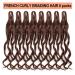 Dt Cheryl French Curls Braiding Hair - 8 Pack Pre-Stretched 24 Loose Wave Curly Extensions | 33# Synthetic Hair for International Shipping - Buy Online on GoSupps.com