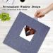 Potricher Large Self Adhesive Photo Album - Linen Cover, 40 Blank Pages, Metallic Pen - Gray 11x10.6 Inches - Buy Online on GoSupps.com