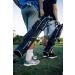 Sleek and Lightweight Sunday Golf Bag with Stand and Strap - Ideal for Pitch & Putt, Par 3, Executive Courses - Durable & Easy to Carry - 31.5 inches Tall (Black) - Buy Online on GoSupps.com