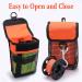 Scuba Diving Gear Bag with Finger Reel/SMB Safety Buoy, Mesh Storage Pocket - Snorkeling Equipment Carry Pouch in Orange - Buy Online on GoSupps.com