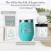 Relaxing Spa Gift Box for Women - Thank You Gifts for Teacher, Nurse, Employee - Encouragement Care Package with Mint Tumbler - 5 Piece Bath Set - Buy Online on GoSupps.com