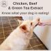 Bounce and Bella Chicken Beef Green Tea Dog Sticks | Natural Healthy Treats | 5 Pack for Dogs & Puppies (8 Weeks+) - Buy Online on GoSupps.com