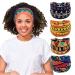 Zercart African Print Headbands For Women Head Bands Adult Women Fashion Knotted Head Bands African Headwrap Hair Accessories For Adult Women Hair Accessories African Boho Headbands