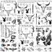 Zeecdatoo 12 Sheets Post Malone Tattoos  Post Malone Face Tattoos Perfect for Halloween  Cosplay  Costumes and Party Accessories