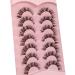 Pooplunch Cat Eye Cluster Lash Flares Extension DIY Kit - 7 Pairs Faux Mink False Eyelashes Multipack - Buy Online on GoSupps.com