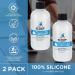 Action Fitness 100% Silicone Treadmill Belt Lubricant 8oz (2 Pack) - Full Width Lubrication, Controlled Flow, Odorless - Includes Application Tubes - Buy Online on GoSupps.com