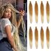 Braiding Hair Pre Stretched Ombre Braiding Hair 30 Inches 8 Packs/Lot 27/613 Color Professional Easy Braid Itch Free Yaki Hair Texture Hot Water Setting Synthetic Long Braid Hair Extensions #T27/613
