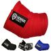 Sedroc Sports Weight Lifting Elbow Wraps Powerlifting Support Sleeves Straps - Pair (Solid Red)