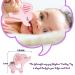 Bigspinach Soft Pink Elephant Teether | Silicone Teething Toy for Babies 0-12 Months | Gum Massager & Anxiety Relief | Gift for Girls - Buy Online on GoSupps.com