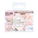 Invisibobble Sprunchie "Go With Floe" Duo Scrunchie Set I 2x Pastel pink brown fabric hair tie girls & women I hair -friendly & strong hold I limited collection Nordic Breeze Beige & Rosa