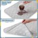 Nicoone Waterproof Changing Mat Liners Quilted 3PCS Bamboo Terry Surface Diaper Changing Pad Liner Washable Reusable Diaper Changing Liners for Home Outdoor Travel Grey - Rectangle - Buy Online on GoSupps.com