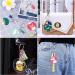 Acrylic Keychain Blanks Kit - 120pcs Clear Vinyl DIY Crafting Set with Blanks, Tassels, Rings, and Jump Rings - Audab - Buy Online on GoSupps.com