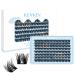 Lash Clusters 96 Pcs Cluster Lashes Eyelash Clusters DIY Cluster Eyelash Extensions Individual Lashes Thin Band & Soft(Hail C-10-16mix) C-Mix (10-16mm) Hail