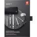 Premium Twin Manicure Set & Pedicure Kit - 5-Piece Stainless Steel Nail Clipper for Extra Large Nails - Sharp & Smooth Cut - Silver Black 85mm - Buy Online on GoSupps.com