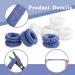 Finger Bandage Finger Roll Tubular Bandage Finger Cots Dressings - 40 Pcs, Blue & White - Protects Finger Tips from Sprains and Swelling - 9.3 * 1.2 Inch - Buy Online on GoSupps.com