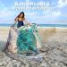 Gusgopo Beach Blanket 79''x83'' Waterproof Sandproof Picnic Blanket for 4-7 Adults - Large, Lightweight & Portable Beach Mat for Travel, Camping - Sea Turtle Design - Buy Online on GoSupps.com