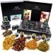 Hallingers Christmas Car - Tea Advent Calendar Handmade vegan & gluten -free in screw glasses (set) - Mother's Day gift & gift ideas for Father's Day |Recovery chalukka friendship 24er tea advent calendar