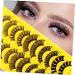 50 Pairs Fluffy Spiky False Eyelashes - Natural Makeup Tools for Women | Realistic Wispy Bulk Extensions - Buy Online on GoSupps.com