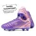 DREAM PAIRS Kids Outdoor Soccer Cleats - Size 13 Little Kid, Light Purple/Pink - Buy Online on GoSupps.com
