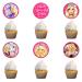 18x BarbiCupcake Toppers Strong Picks Happy Birthday D cor Cupcake Decorations for Kids Birthdays
