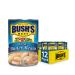 BUSH'S BEST Canned Large Butter Beans (Pack of 12), Source of Plant Based Protein and Fiber, Low Fat, Gluten Free, 16 oz